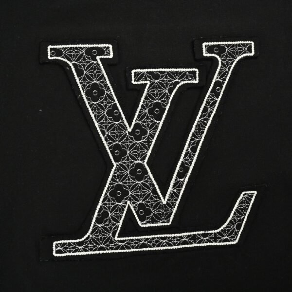 Louis Vuitton Long-sleeved T-shirt with inset embroidery