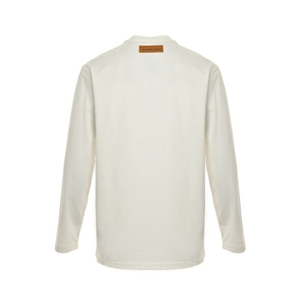 Louis Vuitton Long-sleeved T-shirt with inset embroidery