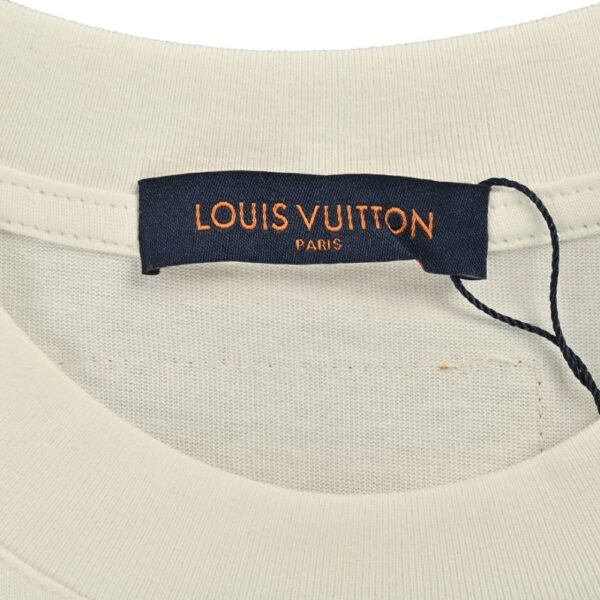 Louis Vuitton Long-sleeved T-shirt with inset embroidery