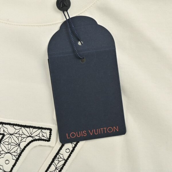 Louis Vuitton Long-sleeved T-shirt with inset embroidery