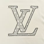 Louis Vuitton Long-sleeved T-shirt with inset embroidery