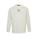 Louis Vuitton 24Fw contrast color logo embroidery long sleeves