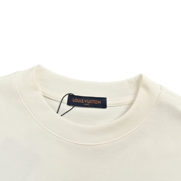 Louis Vuitton 24Fw contrast color logo embroidery long sleeves