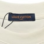 Louis Vuitton 24Fw contrast color logo embroidery long sleeves