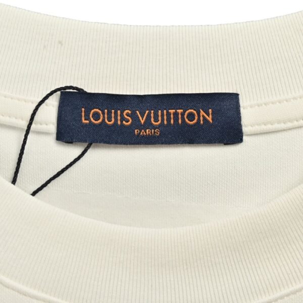 Louis Vuitton 24Fw contrast color logo embroidery long sleeves