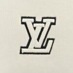 Louis Vuitton 24Fw contrast color logo embroidery long sleeves