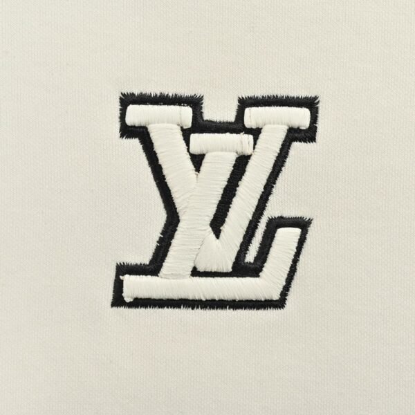 Louis Vuitton 24Fw contrast color logo embroidery long sleeves