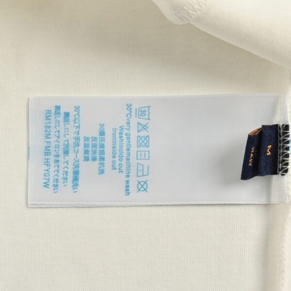 Louis Vuitton 24Fw contrast color logo embroidery long sleeves