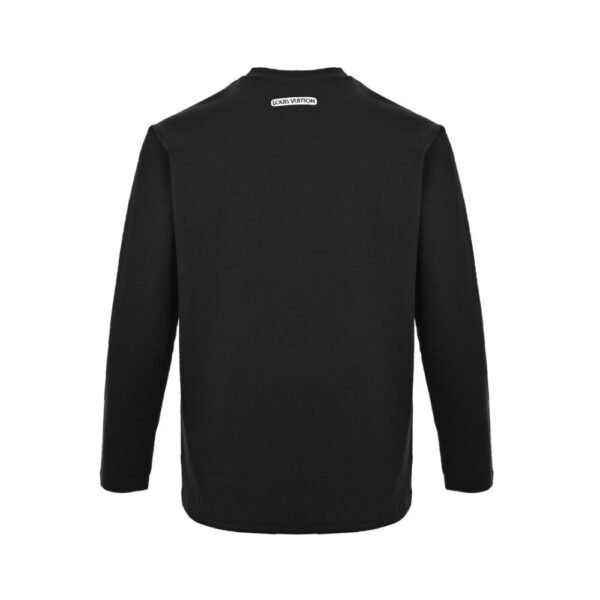 Louis Vuitton 24Fw contrast color logo embroidery long sleeves