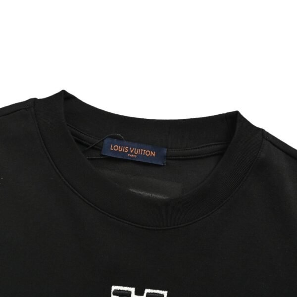 Louis Vuitton 24Fw contrast color logo embroidery long sleeves