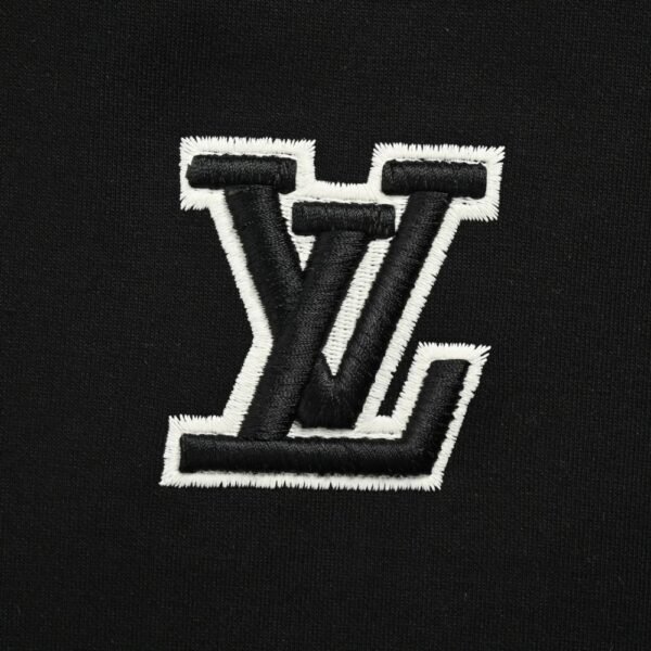 Louis Vuitton 24Fw contrast color logo embroidery long sleeves