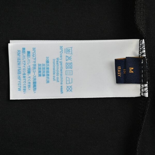 Louis Vuitton 24Fw contrast color logo embroidery long sleeves