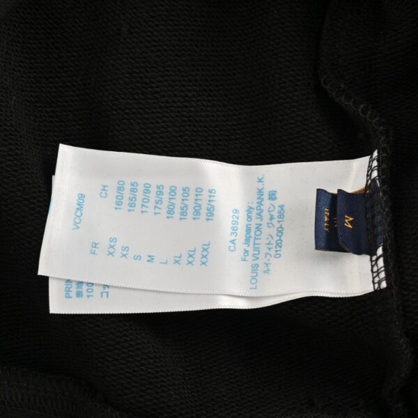 Louis Vuitton 24Fw floral lettering embroidered sweatshirt