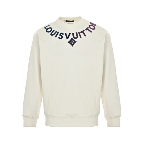 Louis Vuitton Gradient Toothbrush Embroidered Letters Sweatshirt
