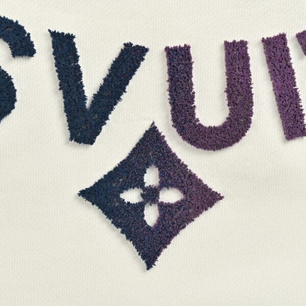 Louis Vuitton Gradient Toothbrush Embroidered Letters Sweatshirt
