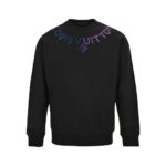 Louis Vuitton Gradient Toothbrush Embroidered Letters Sweatshirt