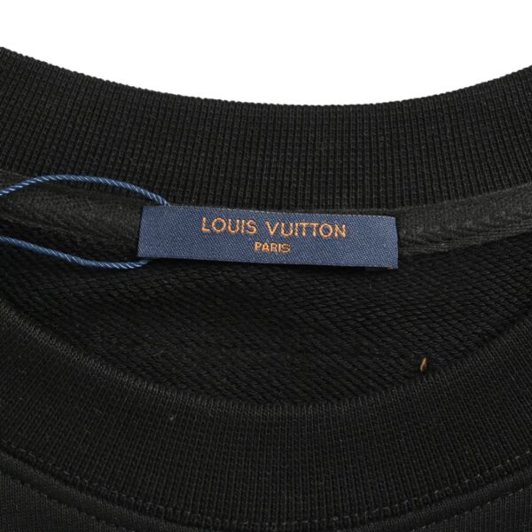 Louis Vuitton Gradient Toothbrush Embroidered Letters Sweatshirt