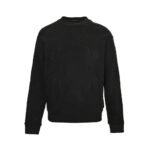 Louis Vuitton 24Fw all over print monogram flocking print sweatshirt