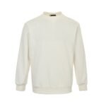 Louis Vuitton 24Fw all over print monogram flocking print sweatshirt