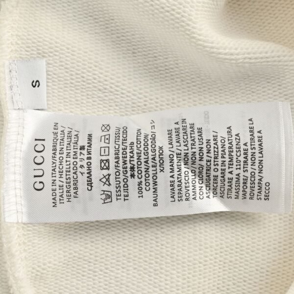 Gucci 24Fw Full-color logo lettering embroidered hoodie