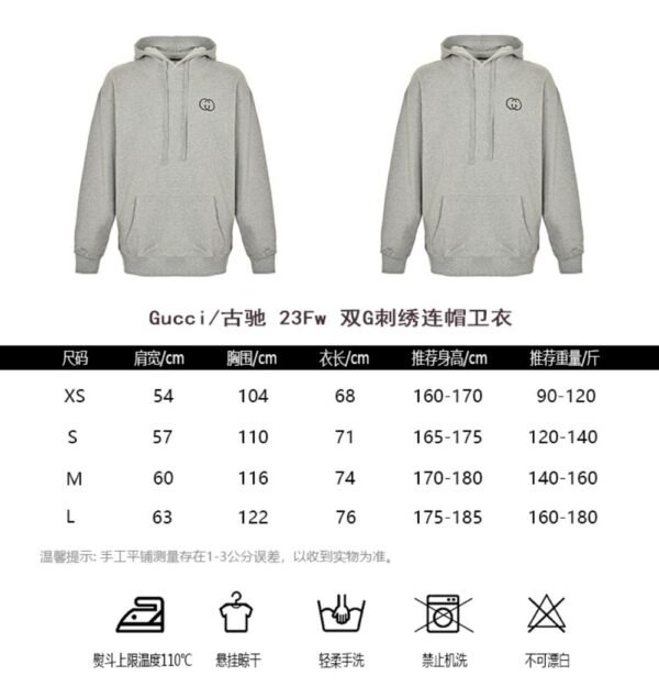 Gucci 24Fw GG embroidered hoodie