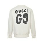 Gucci Graffiti letter logo sweatshirt