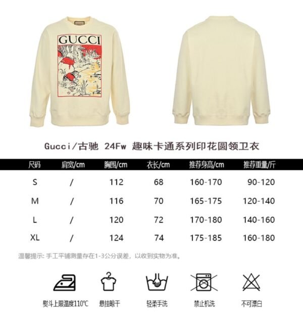 Gucci 24Fw Funny Cartoon Print Sweatshirt 12kinds