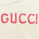 Gucci 24Fw Pink Letter Embroidered Sweatshirt