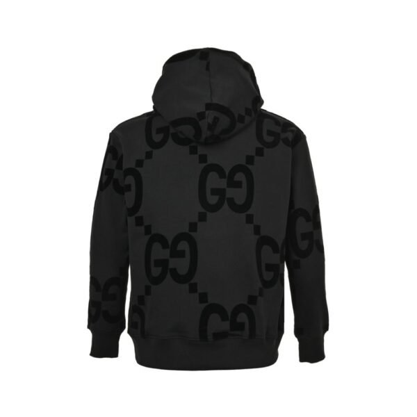 Gucci 24Fw Flocking Printed Suit Hooded Sweatshirt