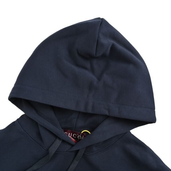 Gucci Cursive embroidered lettering hoodie