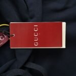 Gucci Cursive embroidered lettering hoodie