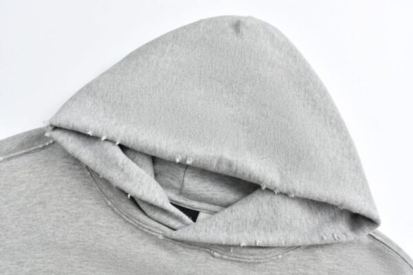 Balenciaga 24Fw Masking tape distressed hoodie