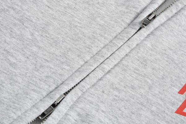 Balenciaga 24FW Earth Distressed Zip-Up Hoodie