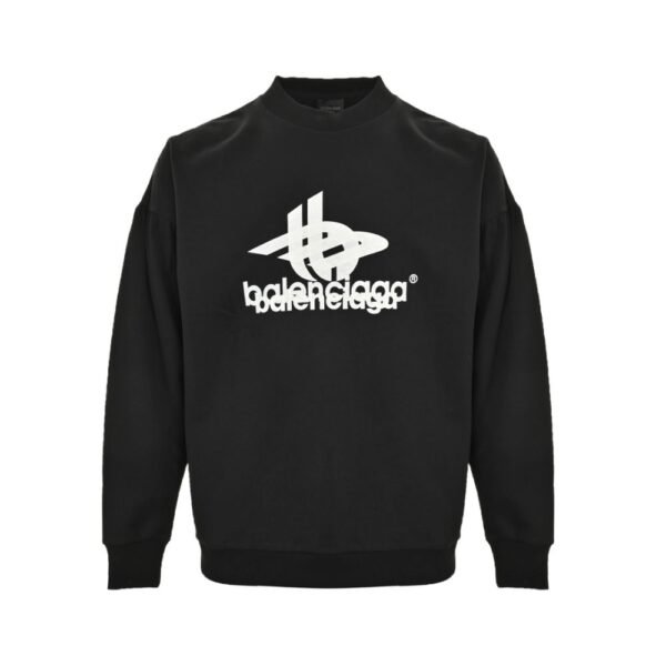 Balenciaga 24Fw Overlapping letter logo sweatshirt