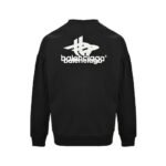 Balenciaga 24Fw Overlapping letter logo sweatshirt