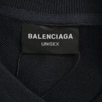 Balenciaga 24Fw Distressed washed surf print sweatshirt