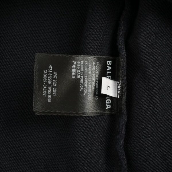 Balenciaga 24Fw Distressed washed surf print sweatshirt