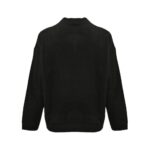 Balenciaga 24Fw polar fleece embroidered sweatshirt
