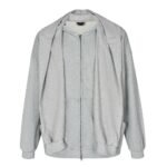Balenciaga 24FW Four-sleeve zip-up hoodie