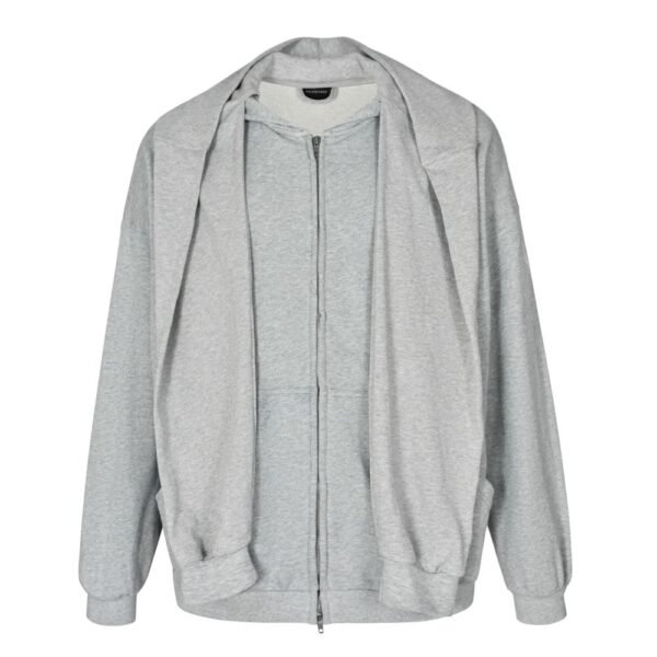 Balenciaga 24FW Four-sleeve zip-up hoodie