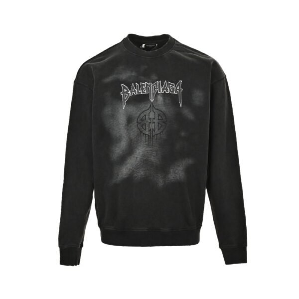 Balenciaga 24Fw slogan print sweatshirt