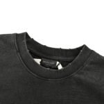 Balenciaga 24Fw Double B Letter Print Washed Sweatshirt