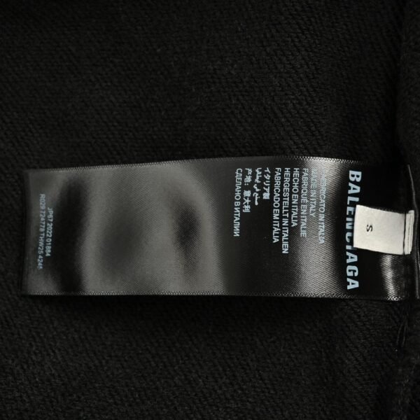Balenciaga 24Fw Double B Letter Print Washed Sweatshirt