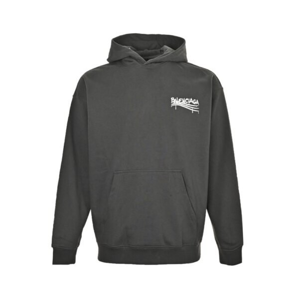Balenciaga 24Fw funny graffiti letter logo print hoodie