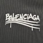 Balenciaga 24Fw funny graffiti letter logo print hoodie
