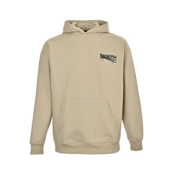 Balenciaga 24Fw funny graffiti letter logo print hoodie