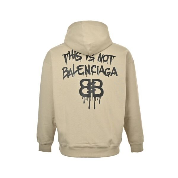 Balenciaga 24Fw funny graffiti letter logo print hoodie