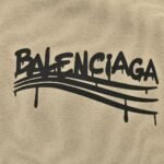 Balenciaga 24Fw funny graffiti letter logo print hoodie