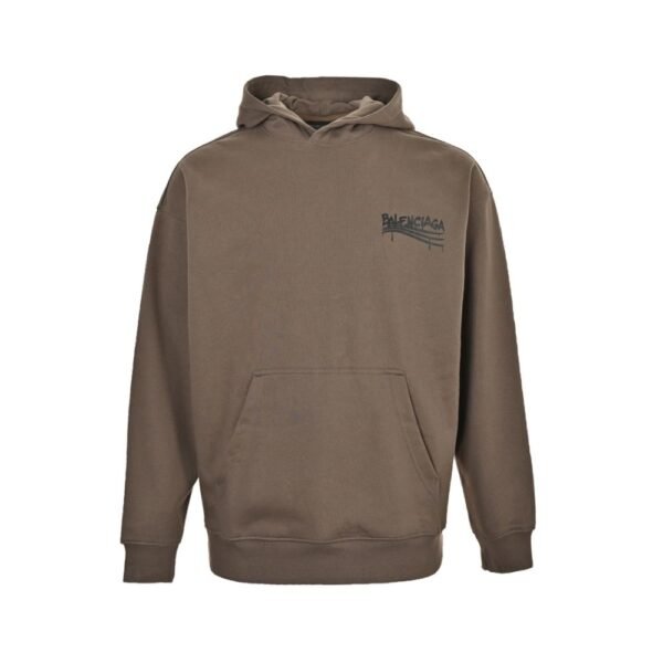 Balenciaga 24Fw funny graffiti letter logo print hoodie