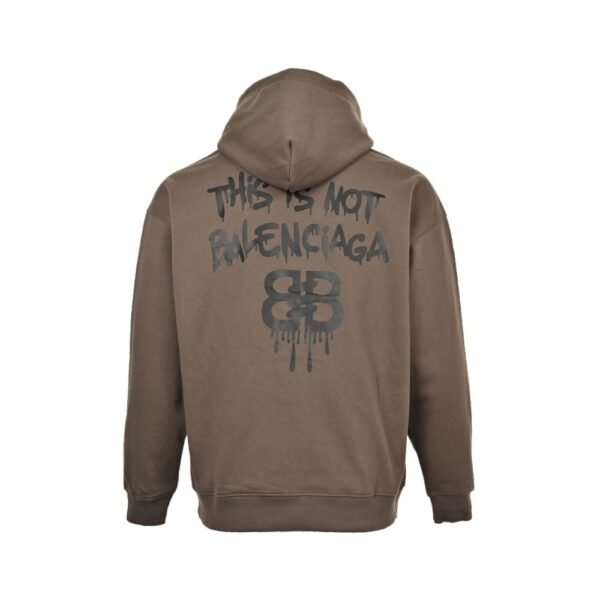 Balenciaga 24Fw funny graffiti letter logo print hoodie